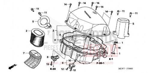 FILTRE A AIR NT700VAA de 2010
